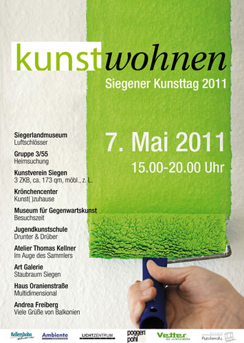Kunstwohnen 2011 Plakat