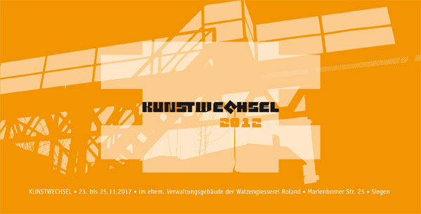 kunstwechsel 2012 Einladungskarte