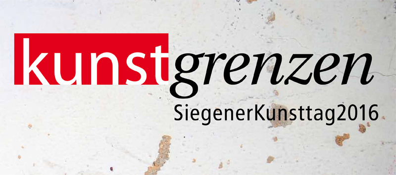 Kunstgrenzen mit der gruppe 3/55 Siegener Kunsttag 2016