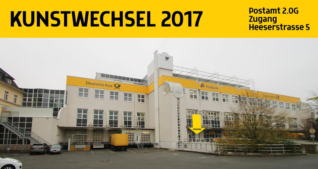 Kunstwechsel 2017 in der Post in Siegen